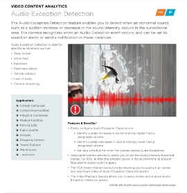 Audio Exception Detection in The Carolinas